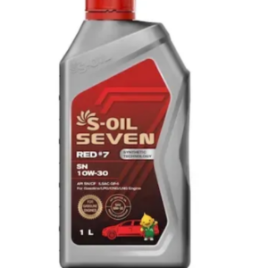 Масло S-OIL RED#7 10W30 SN/CF (п/синт) 1л