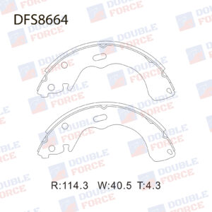 Колодки тормозные DOUBLE FORCE DFS7356