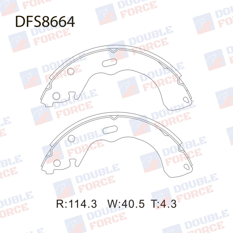 Колодки тормозные DOUBLE FORCE DFS7356