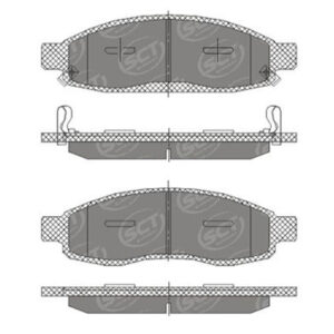 Колодки тормозные SCT SP366 (PN0428)
