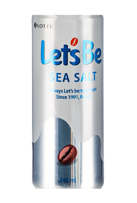 Напиток кофейный б/а негаз. Let's be Sea Salt 240мл*30