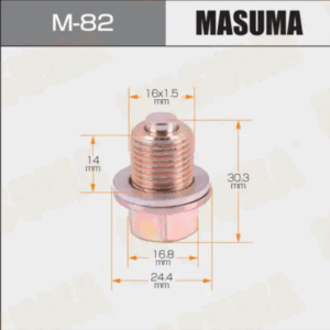 Болт маслосливной MASUMA M-82 (с магнитом)