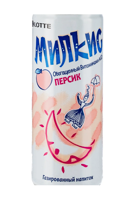 Напиток б/а газир.Milkis Peach 250мл*30