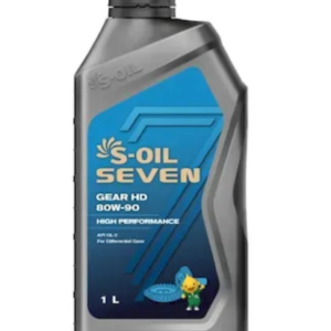 Масло трансмиссионное S-OIL GEAR HD 80W-90W GL-5(1л)