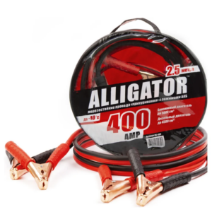 Провода прикуривания AUTOPROFI ALLIGATOR BC-400 (400A, 2,5м, 100% CCA)