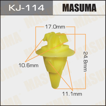 Клипса крепежная MASUMA KJ-114