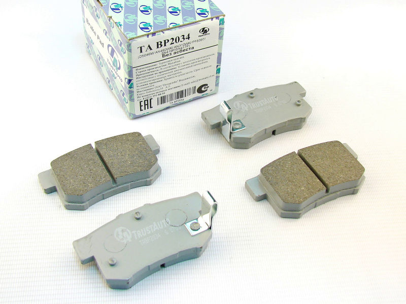 Колодки тормозные TrustAuto TA BP2034 (AN310WK)