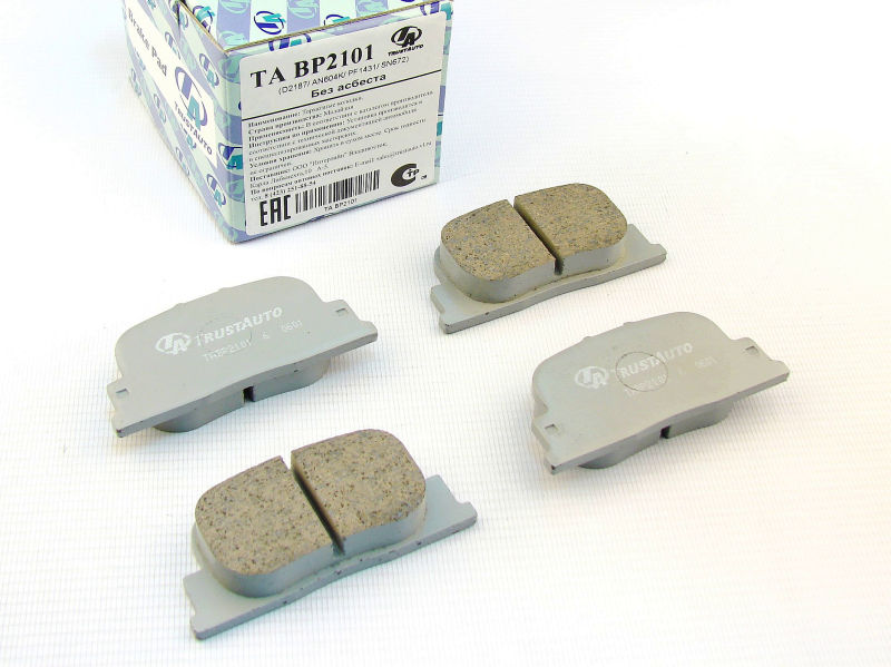 Колодки тормозные TrustAuto TA BP2101 (AN604K)