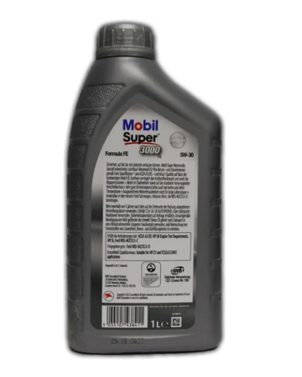 Масло моторное MOBIL SUPER 3000 Formula FE 5w30 1L.