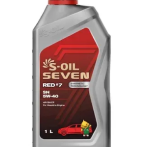 Масло S-OIL RED#7 5W40 SN/CF (п/синт) 1л