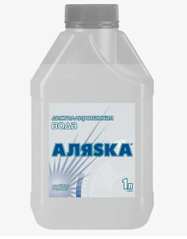Вода дистиллированная "Аляска" ПЭТ 1л