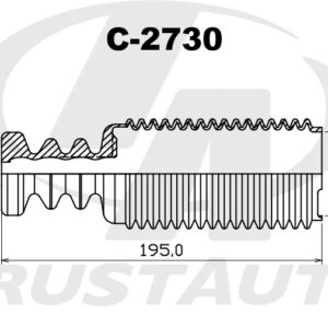 Пыльник амортизатора TrustAuto C-2730