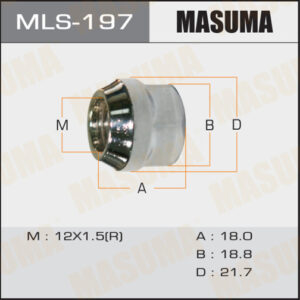 Гайка Masuma MLS-197 12*1.5 под ключ 19