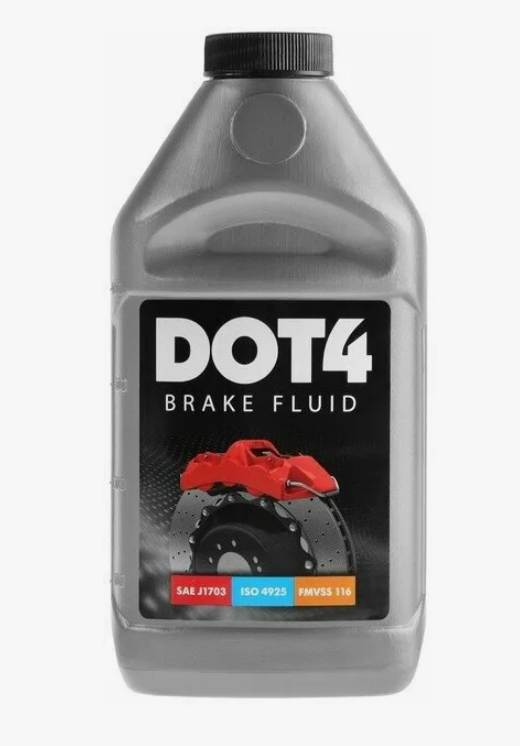 Тормозная жидкость Brake Fluid DOT-4 455gr (Уфа)