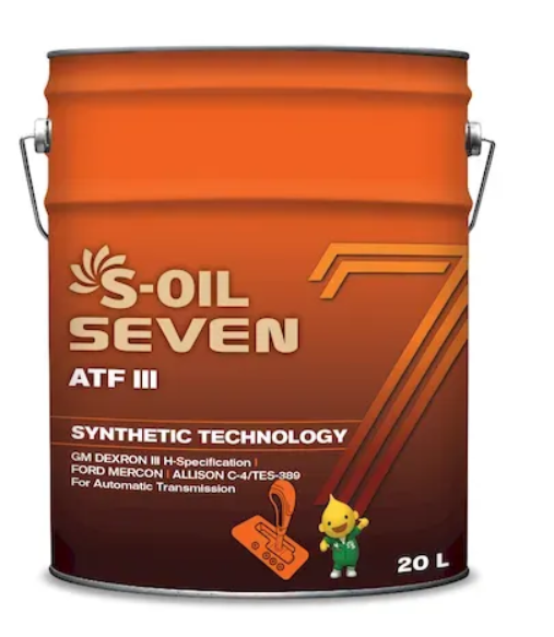 Масло трансмиссионное S-OIL  ATFIII (ведро 20л)