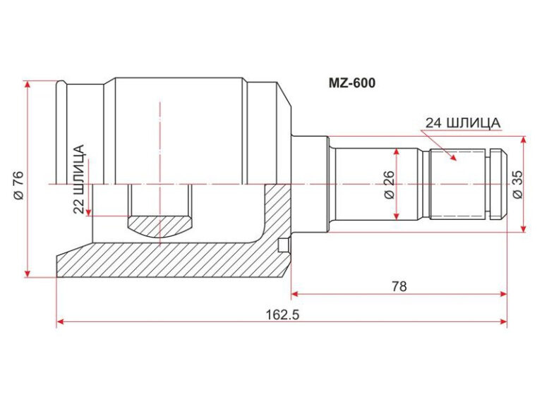Шрус SAT MZ-600