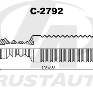 Пыльник амортизатора TrustAuto C-2792