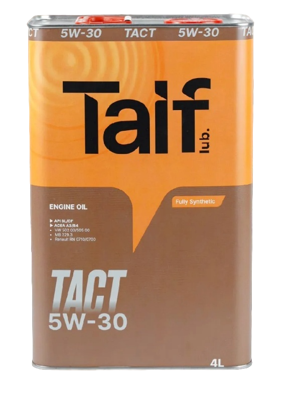 Масло моторное TAIF TACT 5W30(SL/CF A3/B4) 4L.