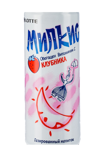 Напиток б/а газир.Milkis Strawberry 250мл*30