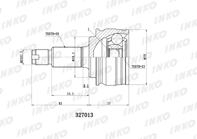 Шрус INKO 327013 (44117-65J00)
