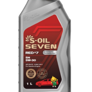 Масло S-OIL RED#7 5W30 SN/CF (п/синт) 1л