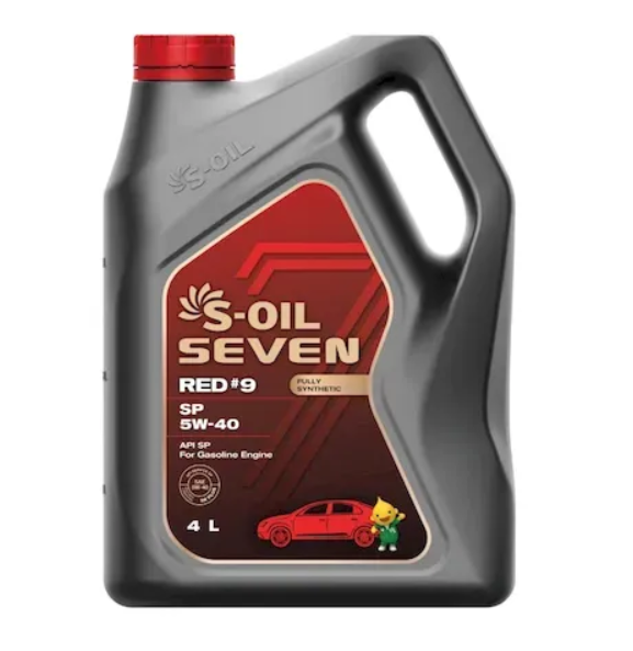 Масло S-OIL RED#9 5W-40 SP (синт.) 4л