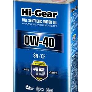 Масло Hi-Gear 0w40 (синт) 1л