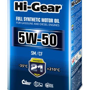 Масло Hi-Gear 5w50 (синт) 4л