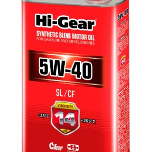 Масло Hi-Gear 5w40 (п/синт) 1л