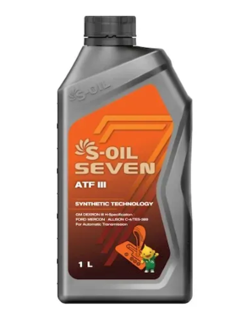 Масло трансмиссионное S-OIL  ATFIII (1л)