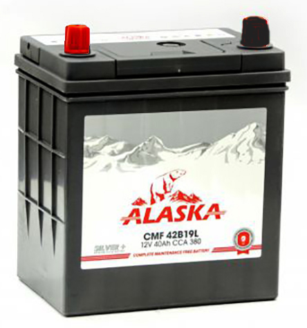 Аккумулятор ALASKA CMF 42B19L 40L