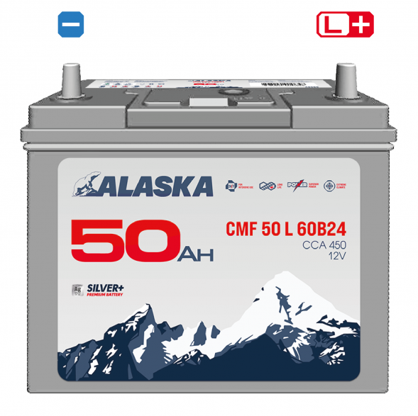 Аккумулятор ALASKA CMF 60B24L 50L