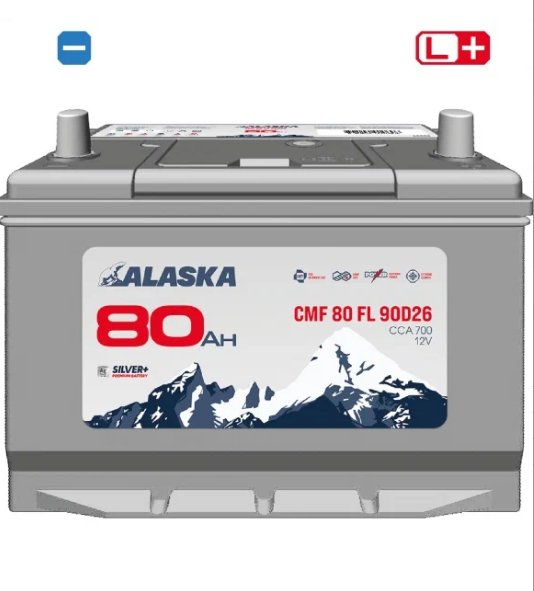 Аккумулятор ALASKA CMF 90D26L 80L