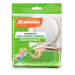 Салфетка микрофибра "Хозяюшка Мила" 04005