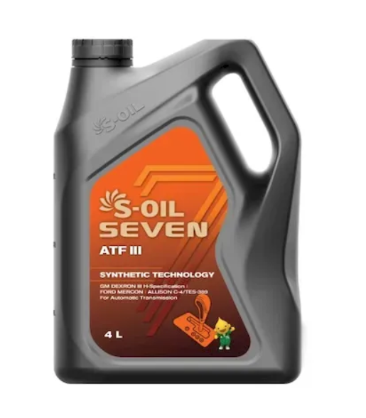 Масло трансмиссионное S-OIL  ATFIII (4л)