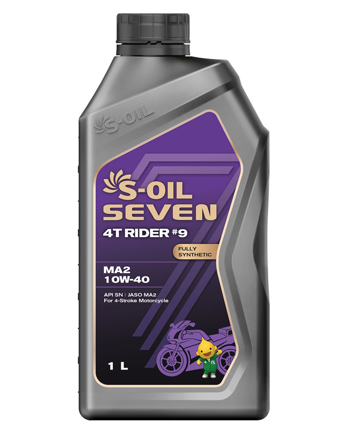 Масло S-OIL#9 4T RIDER MA2 10W40 1л.