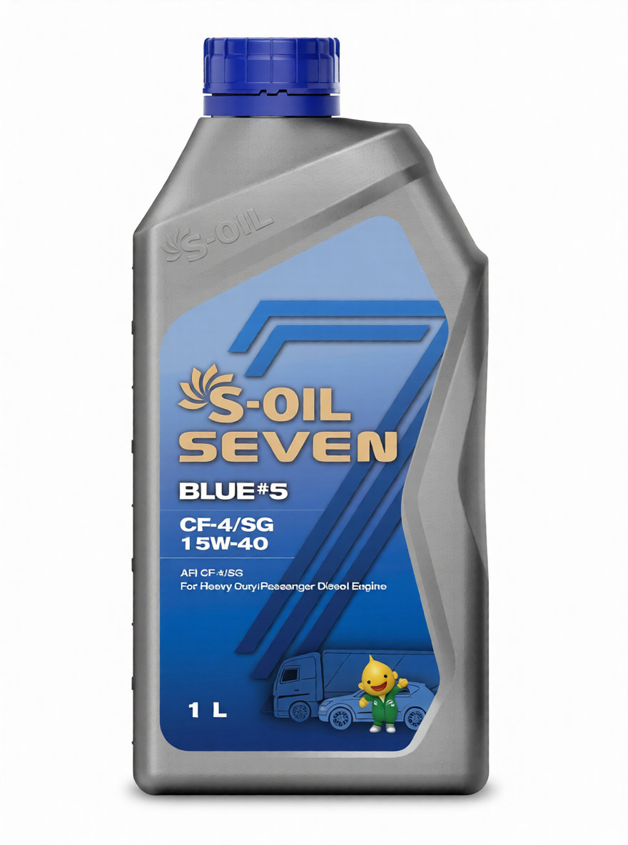 Масло S-OIL BLUE #5 15W40 CF-4/SG 1л.