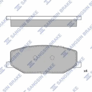 Колодки тормозные Hi-Q SP1540 (PN9118, TABP2094)