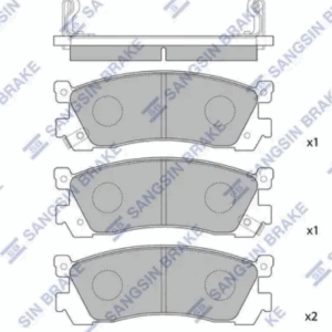 Колодки тормозные Hi-Q SP1060-R (PN5290, TABP2312)