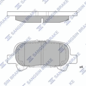 Колодки тормозные Hi-Q SP1364 (PN0427, SP401)