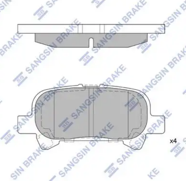 Колодки тормозные Hi-Q SP1364 (PN0427, SP401)
