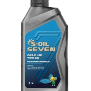 Масло трансмиссионное S-OIL GEAR LSD 75W90 GL-5 1л.