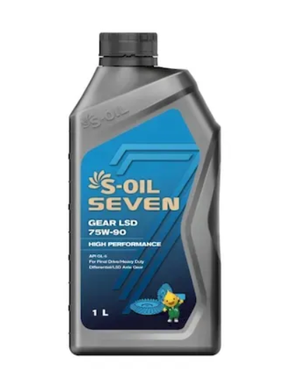 Масло трансмиссионное S-OIL GEAR LSD 75W90 GL-5 1л.