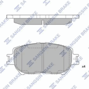 Колодки тормозные Hi-Q SP2037 (PN1479, TABP2099)