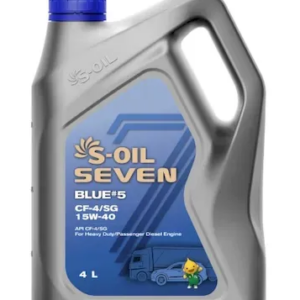 Масло S-OIL BLUE #5 15W40 CF-4/SG 4л.