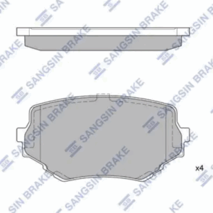 Колодки тормозные Hi-Q SP1535 (PN9382, TABP2088)