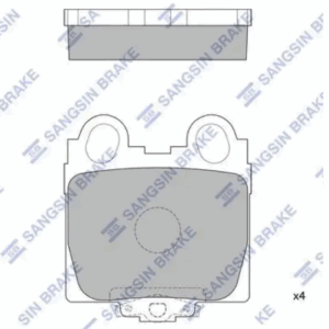 Колодки тормозные Hi-Q SP1554 (PN1421, TABP2072)