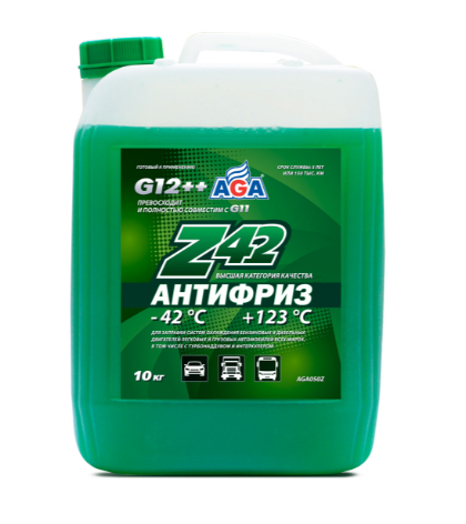 Антифриз AGA-Z42 (зеленый) 10кг