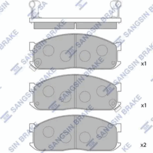 Колодки тормозные Hi-Q SP1044 (PN5211, TABP2162)