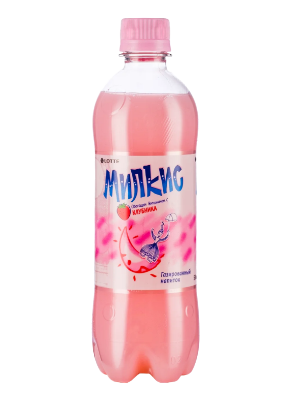 Напиток б/а газ. Milkis клубника 500мл*20
